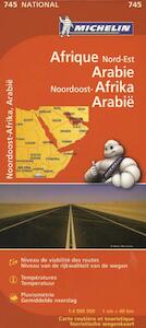 MICHELIN WEGENKAART 745 NOORDOOST AFRIKA, ARABIE - (ISBN 9782067172449)
