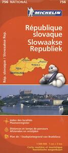 MICHELIN WEGENKAART 756 SLOWAAKSE REPUBLIEK - (ISBN 9782067173019)