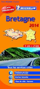 Michelin 513 Bretagne 2014 - (ISBN 9782067191594)