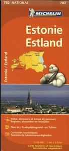 MICHELIN WEGENKAART 782 ESTLAND - (ISBN 9782067173842)