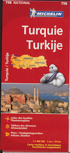 MICHELIN WEGENKAART 758 TURKIJE - (ISBN 9782067173149)