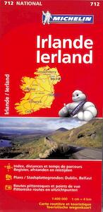 Michelin wegenkaart 712 Ierland - (ISBN 9782067170216)