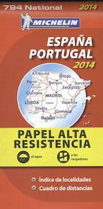 794 Espagne, Portugal - Spanje Portugal 2014 Onverscheurbaar - (ISBN 9782067191785)
