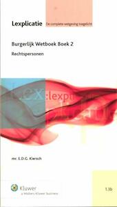 Burgerlijk Wetboek. Boek 2/Deel II - E.D.G. Kiersch (ISBN 9789013057546)