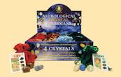 Astro-steentjes - display gevuld met 24 zakjes (twee per sterrenbeeld) - Lo Scarabeo (ISBN 9789063788957)