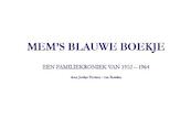 Mems blauwe boekje - Joukje Postma - van Roeden (ISBN 9789081966603)
