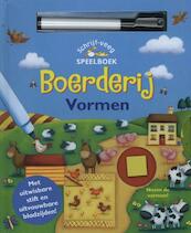 Schrijf - veeg speelboek boerderij vormen - Ben Adams (ISBN 9789036631143)
