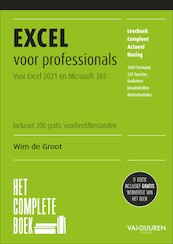 Excel voor professionals, 5e editie - Wim de Groot (ISBN 9789463563017)