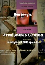 AFORISMEN & CITATEN - Han Berghs (ISBN 9789463984409)
