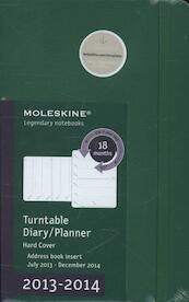Moleskine Green Large Weekly Turntable Notebook 18 Months Ha - (ISBN 9788866136705)