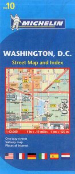 Michelin Map 10 Washington Dc - (ISBN 9782067173743)
