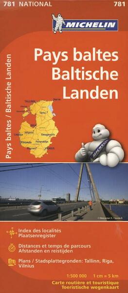MICHELIN WEGENKAART 781 BALTISCHE LANDEN - (ISBN 9782067173781)