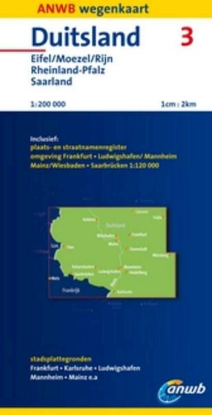 ANWB Wegenkaart Duitsland 3 - (ISBN 9789018032876)