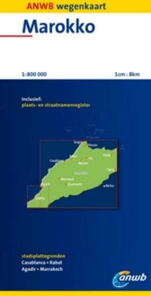 ANWB Wegenkaart Marokko - (ISBN 9789018033088)
