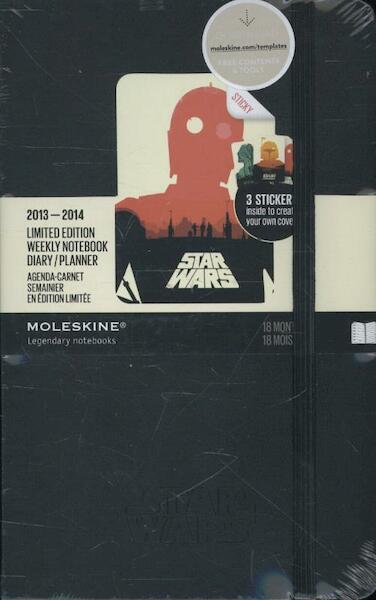 Moleskine Star Wars Large 18 Month Weekly Notebook Hard - (ISBN 9788866137412)
