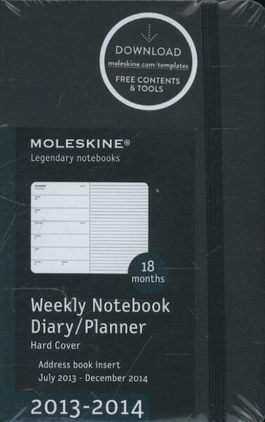 Moleskine Weekly Pocket Notebook 18 Months Hard - (ISBN 9788866135913)