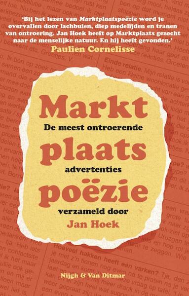 Marktplaatspoezie - Jan Hoek (ISBN 9789038898391)
