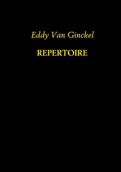 Repertoire - Eddy Van Ginckel (ISBN 9789402175585)