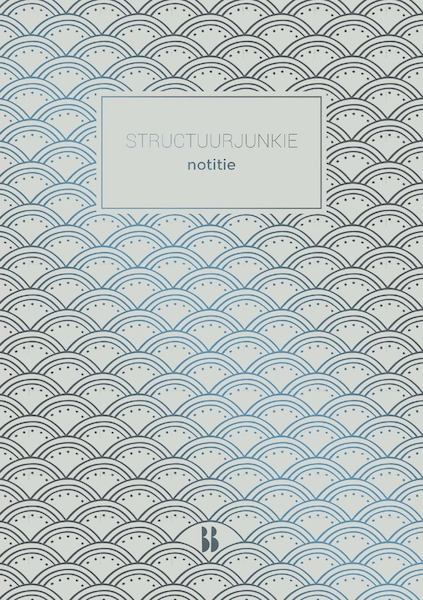 Structuurjunkie notitieboek (grijs) - Cynthia Schultz (ISBN 9789463492836)