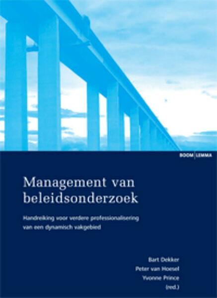 Management van beleidsonderzoek - (ISBN 9789059317413)