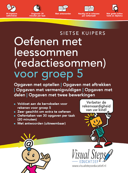 Oefenen met leessommen (redactiesommen) voor groep 5 - Sietse Kuipers (ISBN 9789059057456)