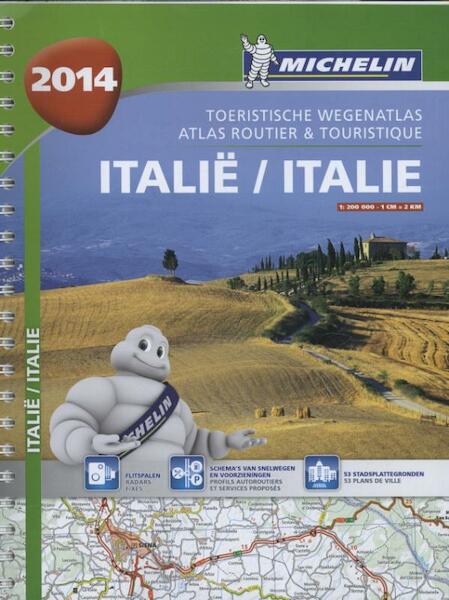 Michelin Atlas Italië 2014 - (ISBN 9782067192775)