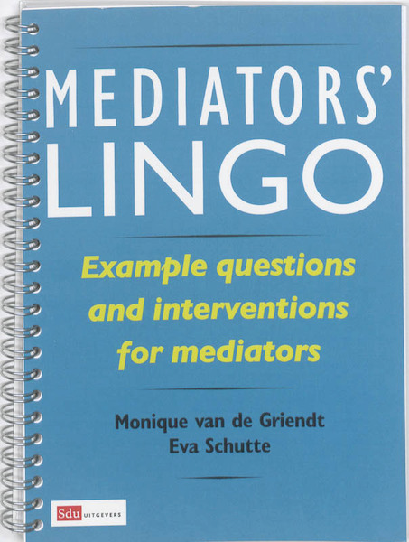Mediators' Lingo - H.F.M. van de Griendt, E. Schutte (ISBN 9789012384230)