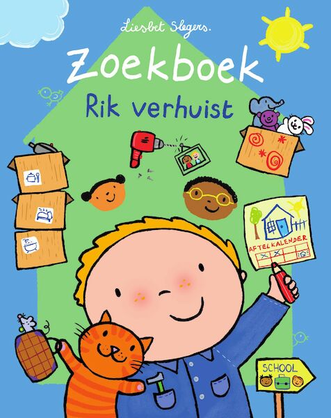 Zoekboek Rik verhuist - Liesbet Slegers (ISBN 9789002278853)