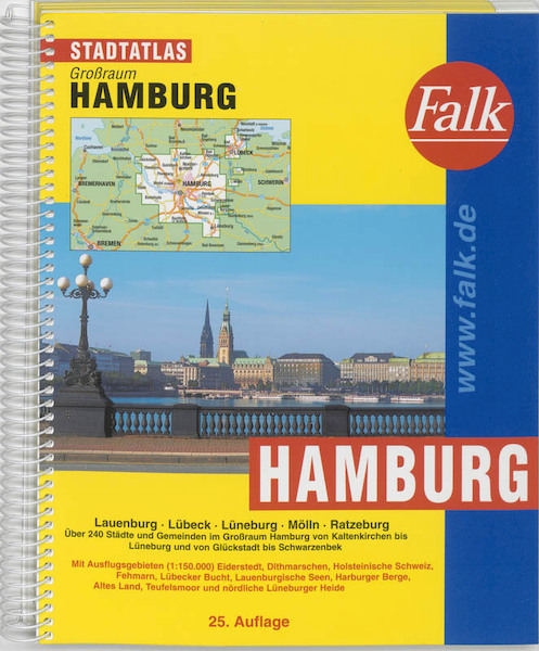 Hamburg kaartboek - (ISBN 9783827905024)