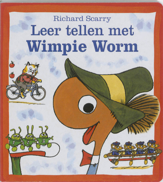Leer tellen met Wimpie Worm - Richard Scarry (ISBN 9789048807833)