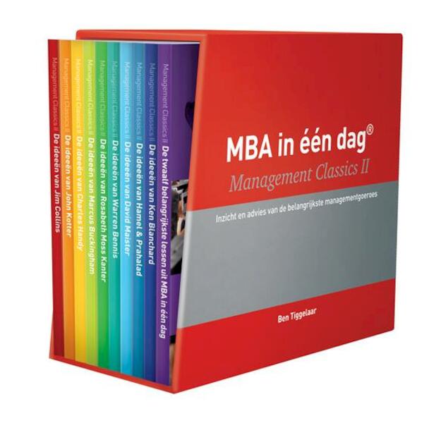 MBA in een dag - (ISBN 9789079445004)