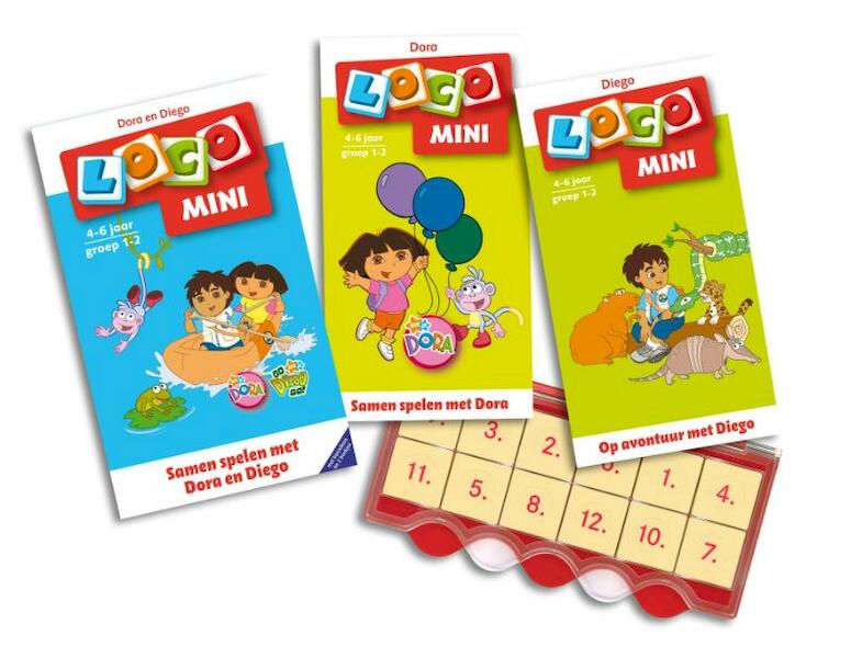 Mini Loco Dora en Diego set 4-6 jaar - (ISBN 9789001561260)