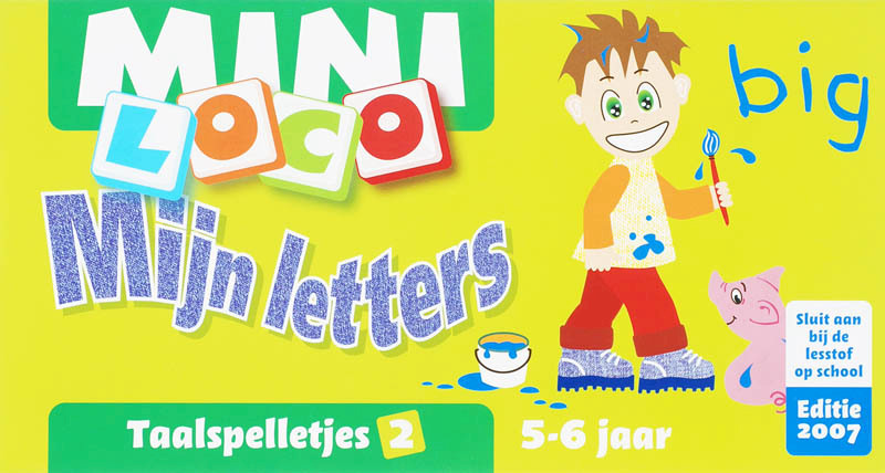 Mini Loco 2 Mijn letters Taalspelletjes - (ISBN 9789001122379)