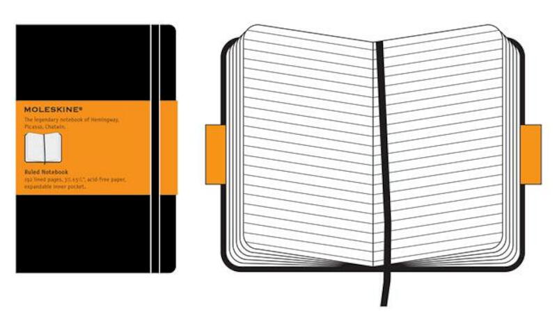 Moleskine Pocket Ruled Notebook - (ISBN 9788883701009)