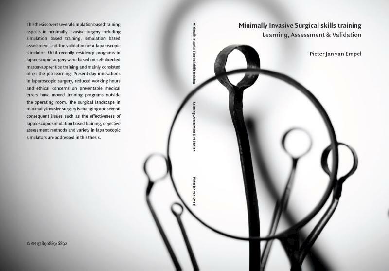 Minimally invasive surgical skills training, - Pieter Jan van Empel (ISBN 9789088916892)
