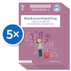 Werkwoordspelling werkboek 1 groep 7 (Set van 5) (ISBN 9789493218246)
