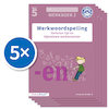 Werkwoordspelling werkboek 2 groep 5 (Set van 5) (ISBN 9789493218376)