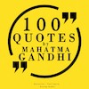 100 Quotes by Mahatma Gandhi - Mahatma Gandhi (ISBN 9782821112766)
