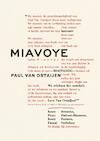 Miavoye - Koen Peeters, Pascal Verbeken, Peter Holvoet-Hanssen, Koen Broucke (ISBN 9789085425908)