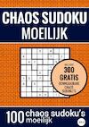 Sudoku Moeilijk: CHAOS SUDOKU - nr. 3 - Puzzelboek met 100 Moeilijke Puzzels voor Volwassenen en Ouderen - Sudoku Puzzelboeken (ISBN 9789464654455)