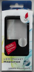 Led Pocket magnifier x3 en x6 kycio