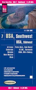 Reise Know-How Landkarte USA 07, Südwest (1:1.250.000) : Arizona, Colorado, Nevada, Utah, New Mexico - (ISBN 9783831773541)