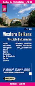 Reise Know-How Landkarte Westliche Balkanregion 1 : 725.000: Albanien, Bosnien und Herzegowina, Kosovo, Kroatien, Mazedonien, Montenegro, Serbien, Slowenien - Reise Know-How Verlag Peter Rump (ISBN 9783831773107)