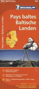 MICHELIN WEGENKAART 781 BALTISCHE LANDEN - (ISBN 9782067173781)