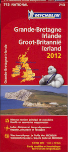 Michelin wegenkaart 713 Groot Brittannie - Ierland 2012 - (ISBN 9782067170285)