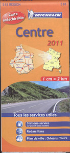 Michelin 518 Centre 2011 - (ISBN 9782067155145)