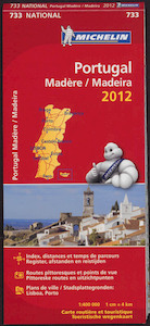 Michelin wegenkaart 733 Portugal 2012 - (ISBN 9782067171305)