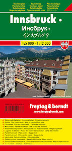 Innsbruck Touristenplan 1 : 5 000 / 1 : 12 000 - (ISBN 9783707904888)
