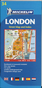 Michelin London 1 : 8 000 - (ISBN 9782067137349)