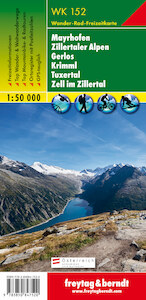 Mayrhofen, Zillertaler Alpen, Gerlos, Krimml, Tuxertal, Zell im Zillertal 1 : 50 000 - (ISBN 9783850847520)
